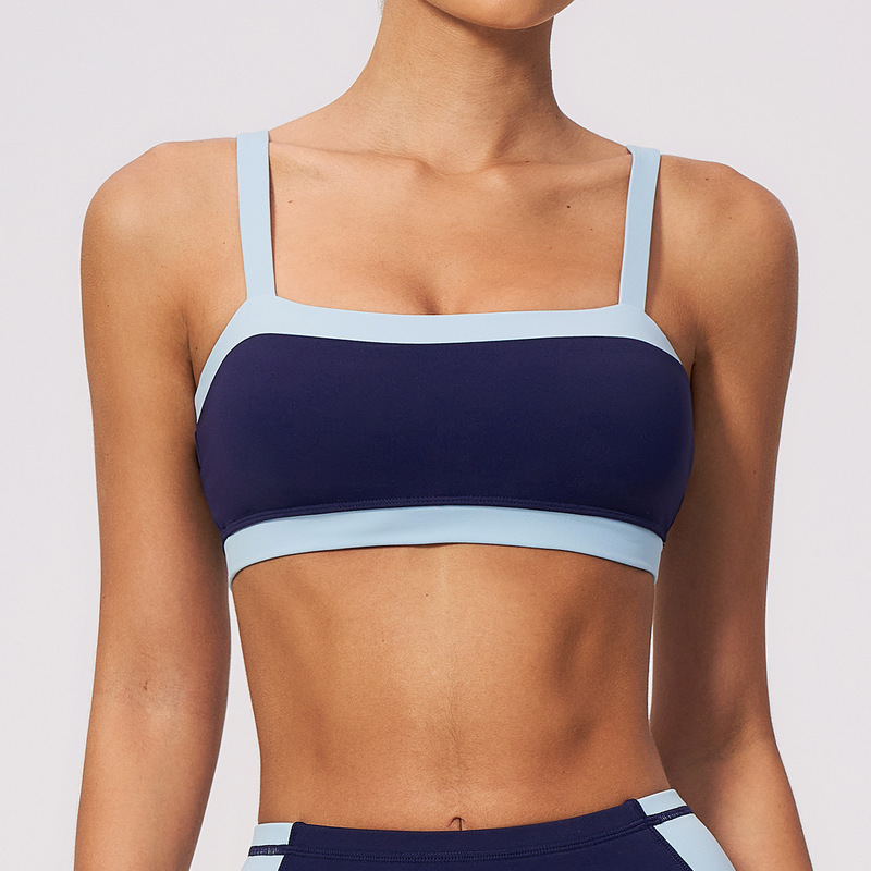 Pilates Yoga Clothes - เสื้อชั้นในกีฬาแบบเนื้อผ้านุ่มสบายสำหรับผู้หญิง ระบายอากาศได้ดี ดีไซน์สวยงาม เหมาะสำหรับพิลาทิส ออกกำลังกายกลางแจ้ง ชุดออกกำลังกายสำหรับผู้หญิง