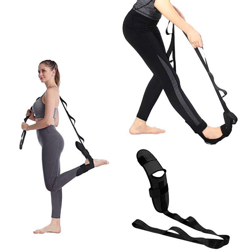 Pilates Yoga Oxford - สายรัดยืดขาและเท้าสำหรับโยคะ - ผ้าอ็อกซ์ฟอร์ดทนทาน เหมาะสำหรับพิลาทิสและโยคะ ใช้ได้หลากหลาย ช่วยในการยืดกล้ามเนื้อ