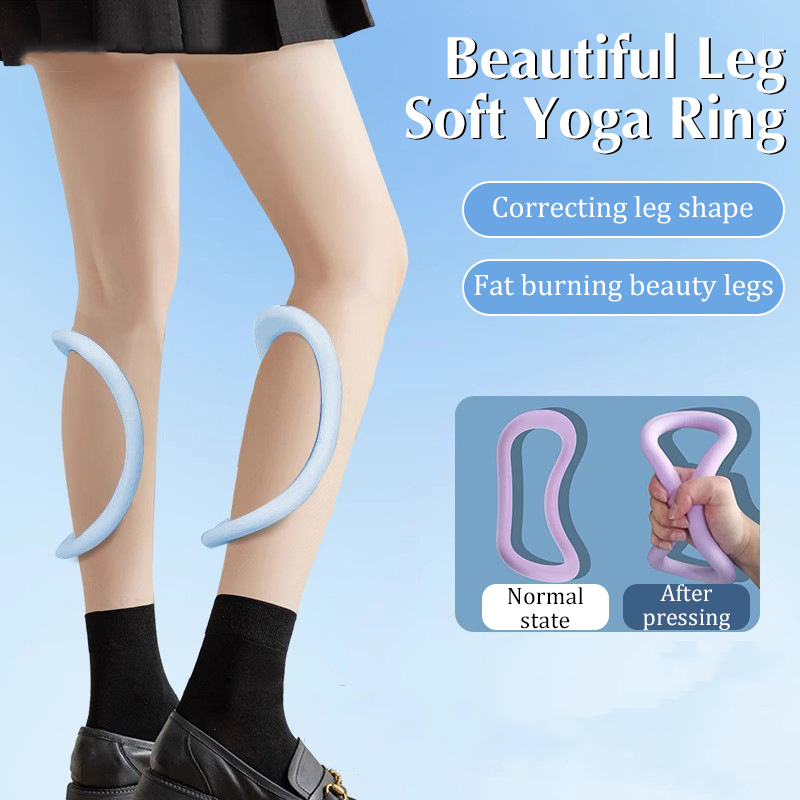 Pilates Yoga Circle - วงแหวนยืดกล้ามเนื้อ TPR 1 ชิ้น สำหรับนวดพังผืด ฟิตเนส
