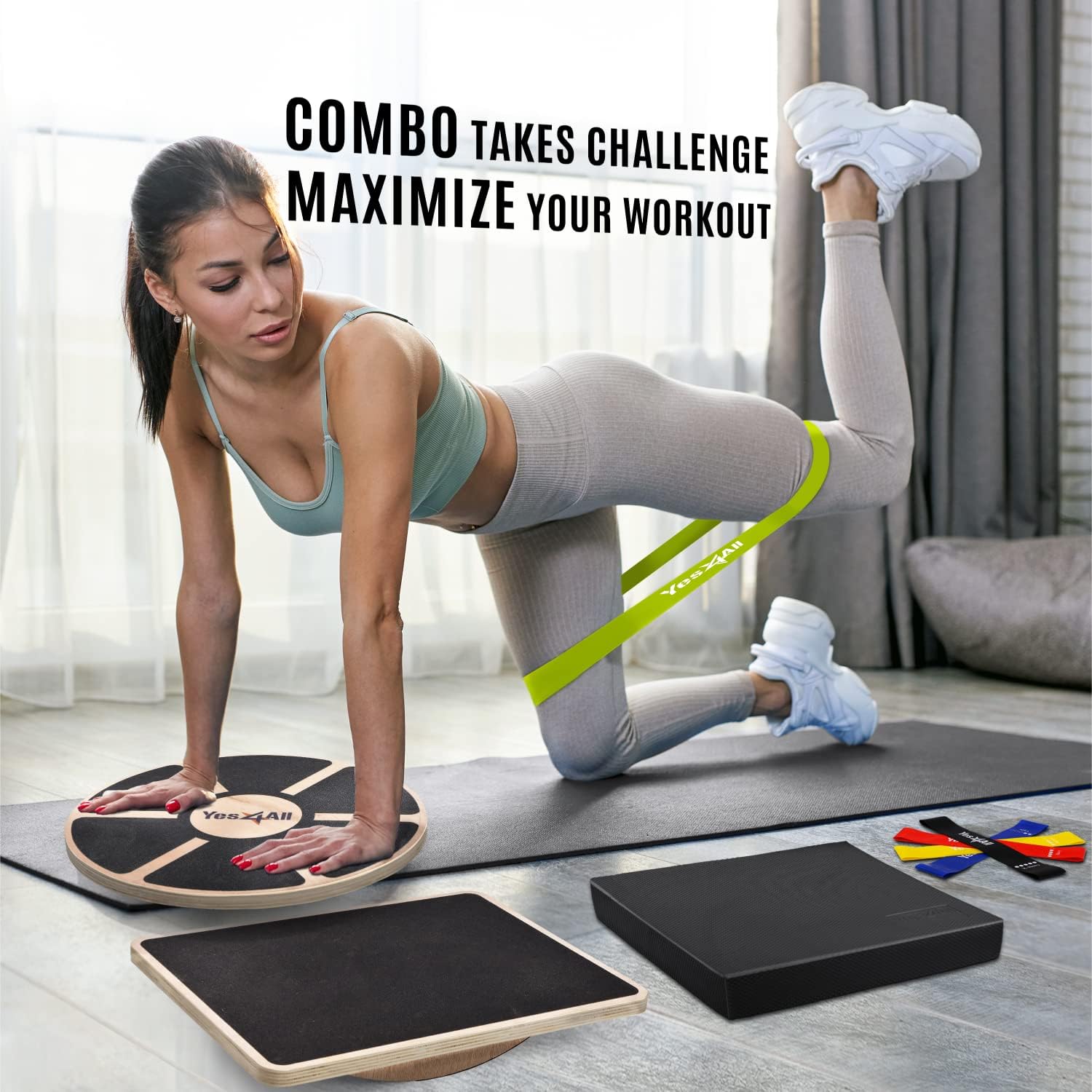 กระดานไม้เอนกประสงค์สำหรับการเ - Balance Board Wobble บทวิจารณ์และราคา