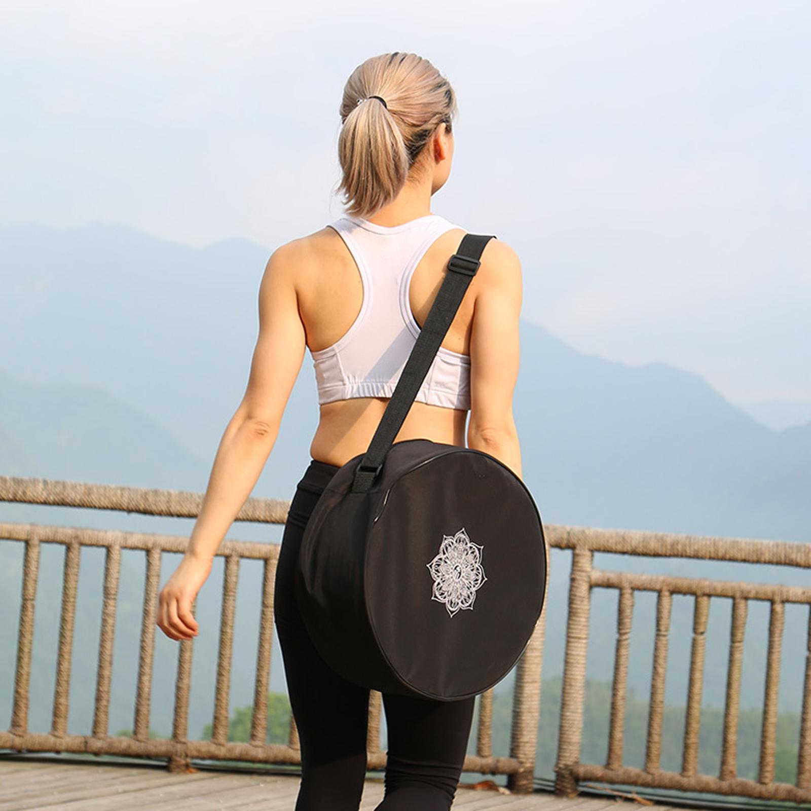 กระเป๋าล้อโยคะไนลอนสีดำแมนดาลา - Yoga Wheel Dharma บทวิจารณ์และราคา