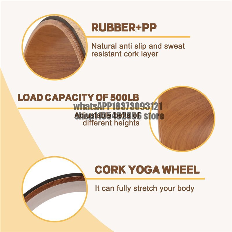 วงล้อโยคะทำจากไม้ก๊อกราคาประหย - Yoga Wheel Dharma บทวิจารณ์และราคา