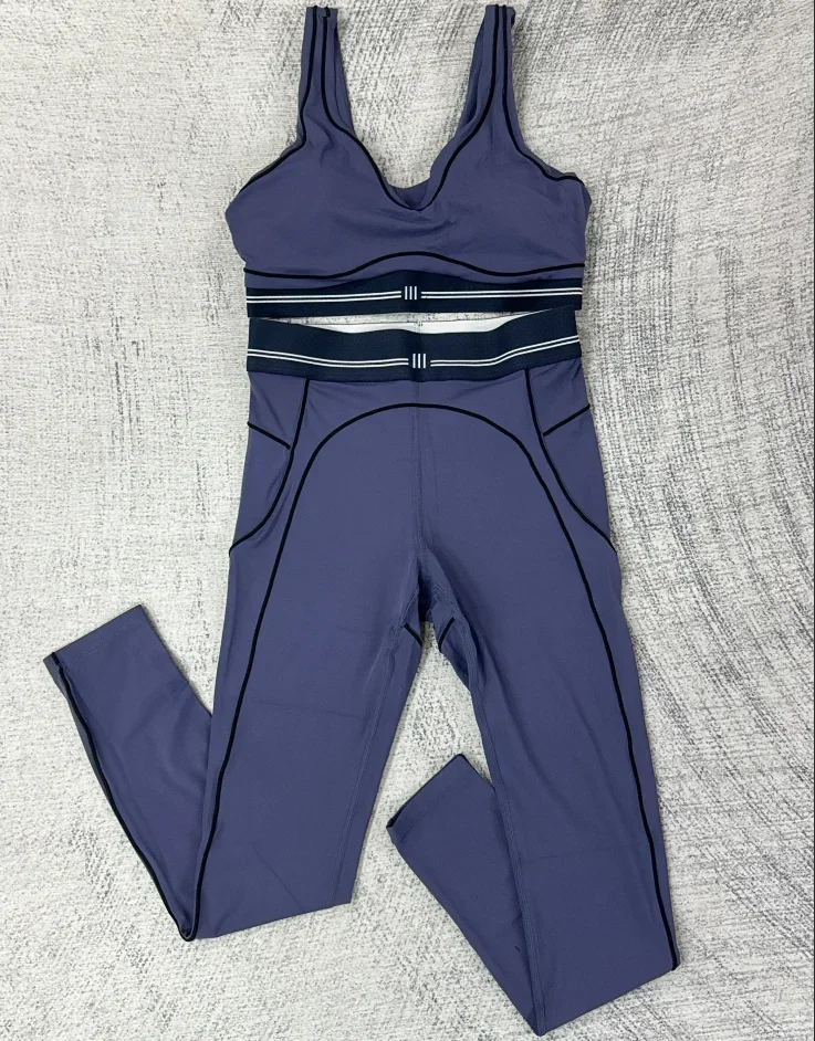 ชุดออกกำลังกายสองชิ้น เสื้อกล้ - Pilates Yoga Workout บทวิจารณ์และราคา