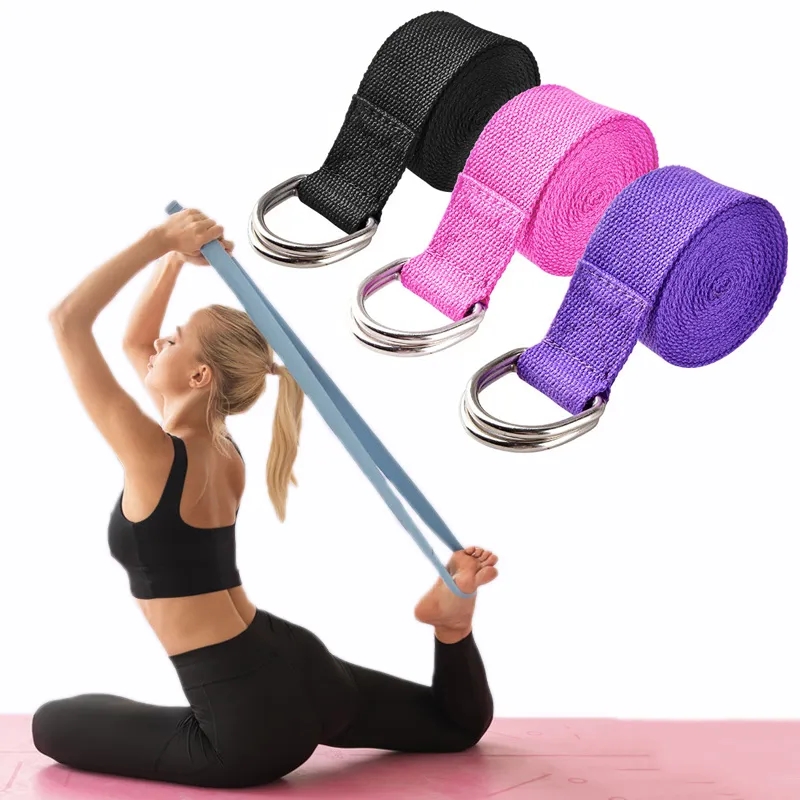 183*3.8 ซม.สายโยคะผ้าฝ้ายออกกํ - Pilates Yoga Circle บทวิจารณ์และราคา