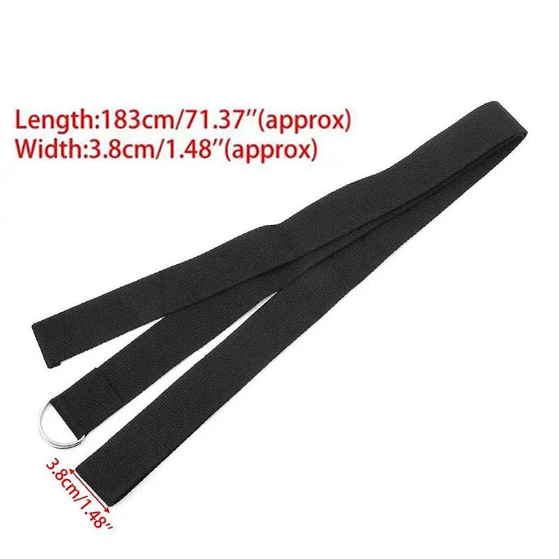183*3.8 ซม.สายโยคะผ้าฝ้ายออกกํ - Pilates Yoga Circle บทวิจารณ์และราคา