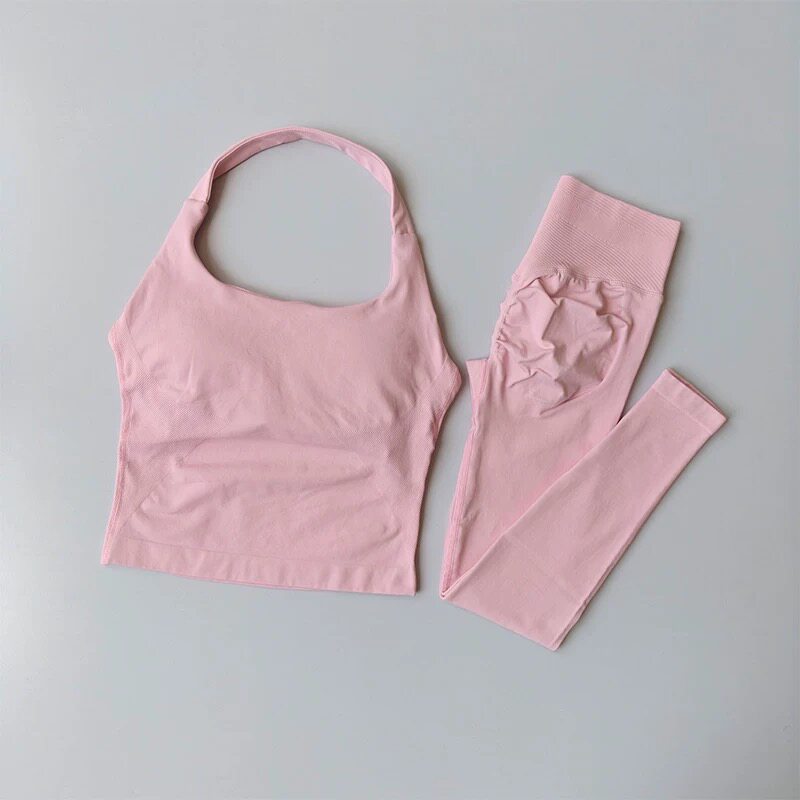 ชุดออกกำลังกายโยคะแบบคล้องคอสำ - Pilates Yoga Clothes บทวิจารณ์และราคา