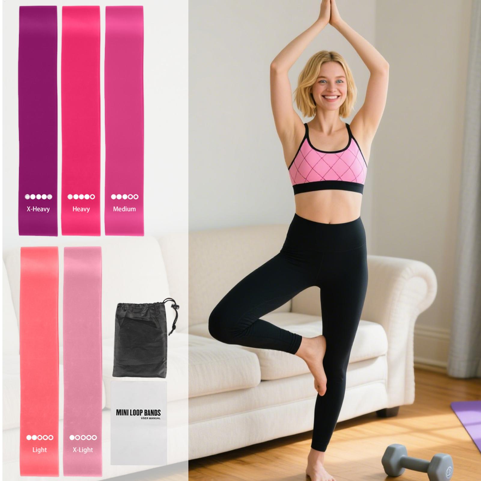 ยางยืดออกกำลังกายโยคะ เหมาะสำห - Difference Pilates And Yoga บทวิจารณ์และราคา